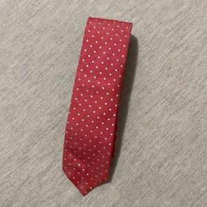 RW&Co Mens Red dotted tie